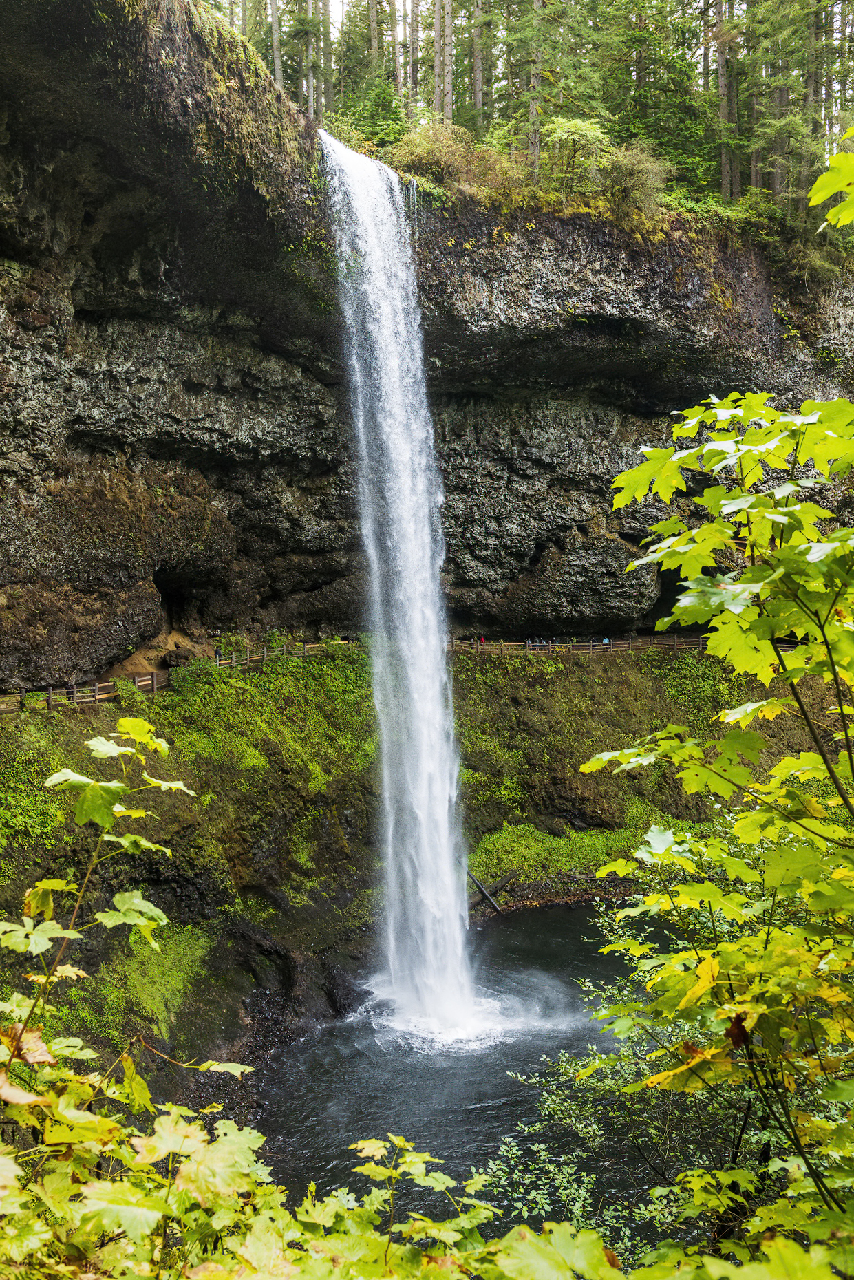 South Falls; Trail of Ten Falls; Silver Falls State Park; Oregon; USA