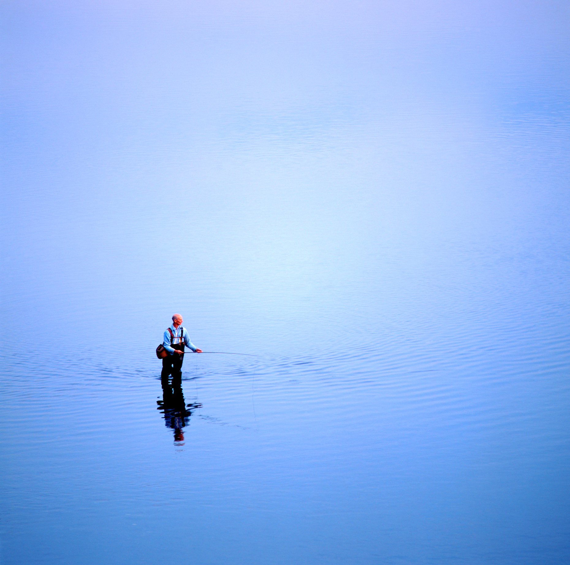 Fisherman, west branch of the Susquehanna River