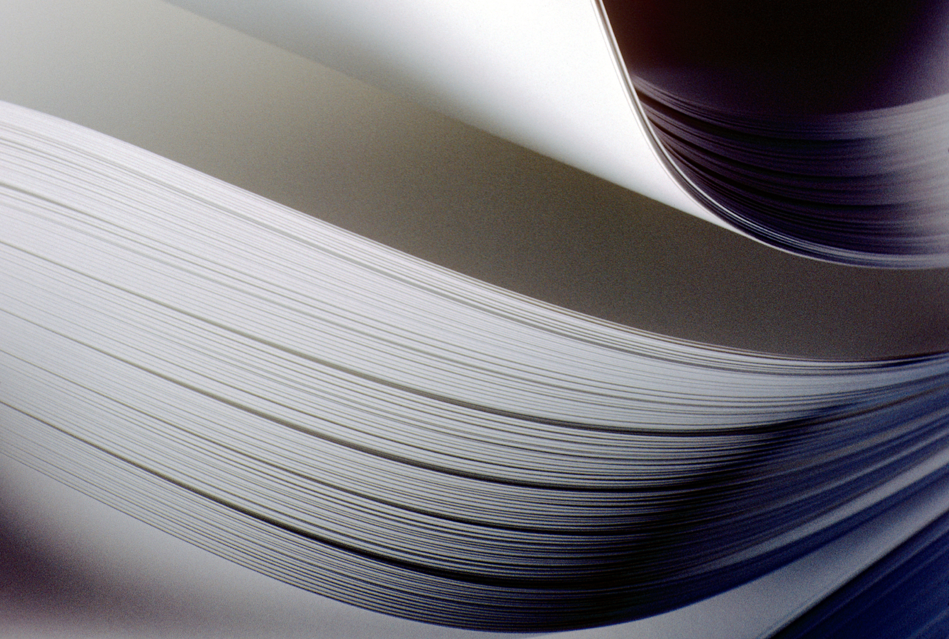 Large sheets of printing paper